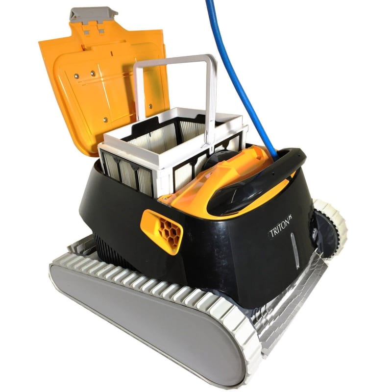 Dolphin Triton PS Plus Robotic Cleaner w Swivel and Caddy.