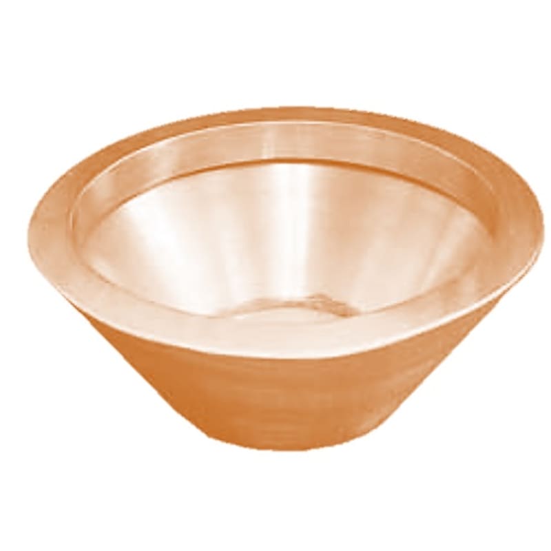 48" Copper Round Fire Pot - High Profile