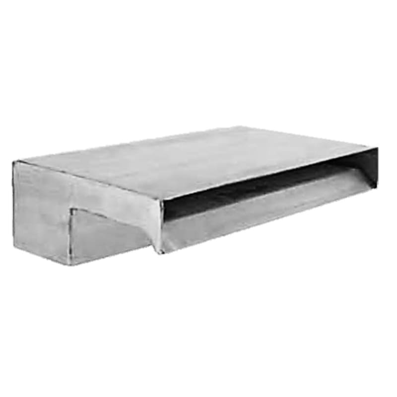 18" Smooth Flow Stainless Steel Scupper