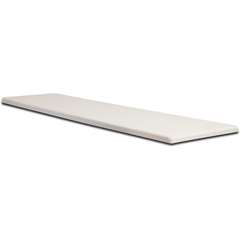 8' Fiber Dive Board with Hardware - Radiant White