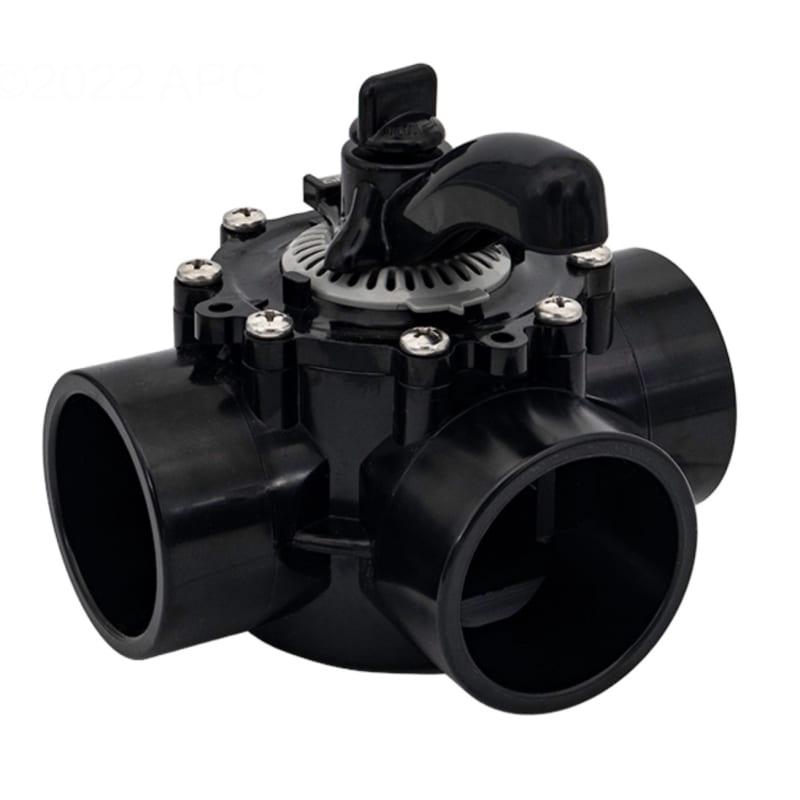 Three Way Cmp Riser CMP Black CPVC 3-Way Diverter Valve 2