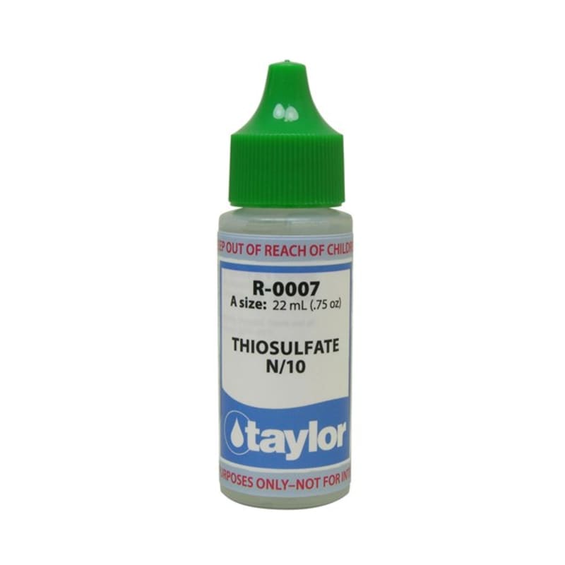 Thiosulfate N/10, .75 oz Dropper Bottle