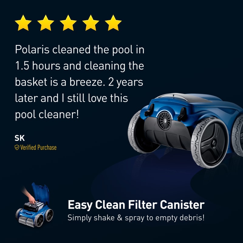 9550 4WD Sport Robotic Pool Cleaner with Remote