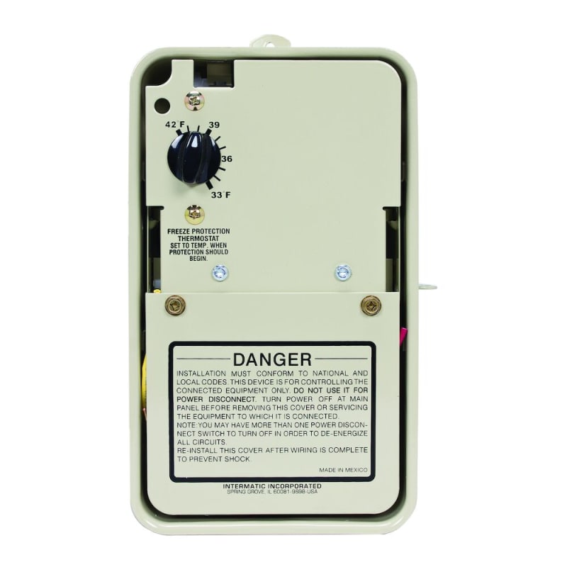 Freeze Protection Thermostat only for 240V Applications, Type 3R Metal Enclosure