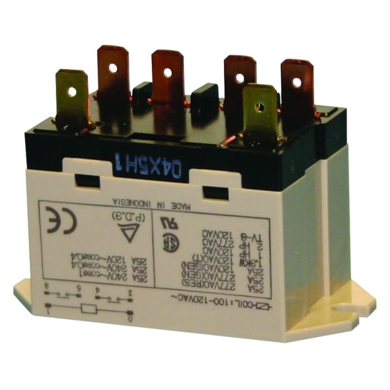 Relay DPST, 3 HP, 24 VAC