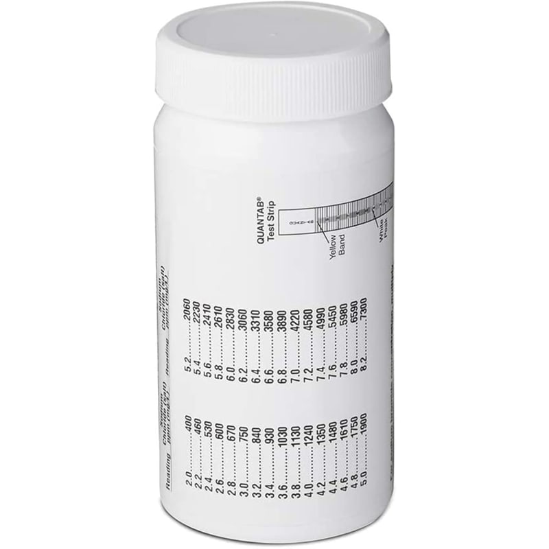 White Salt Titrators - Salt Water Test Strips 40 count bottle