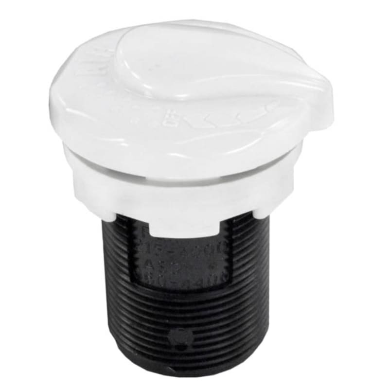 1" White Truseal Air Control Button