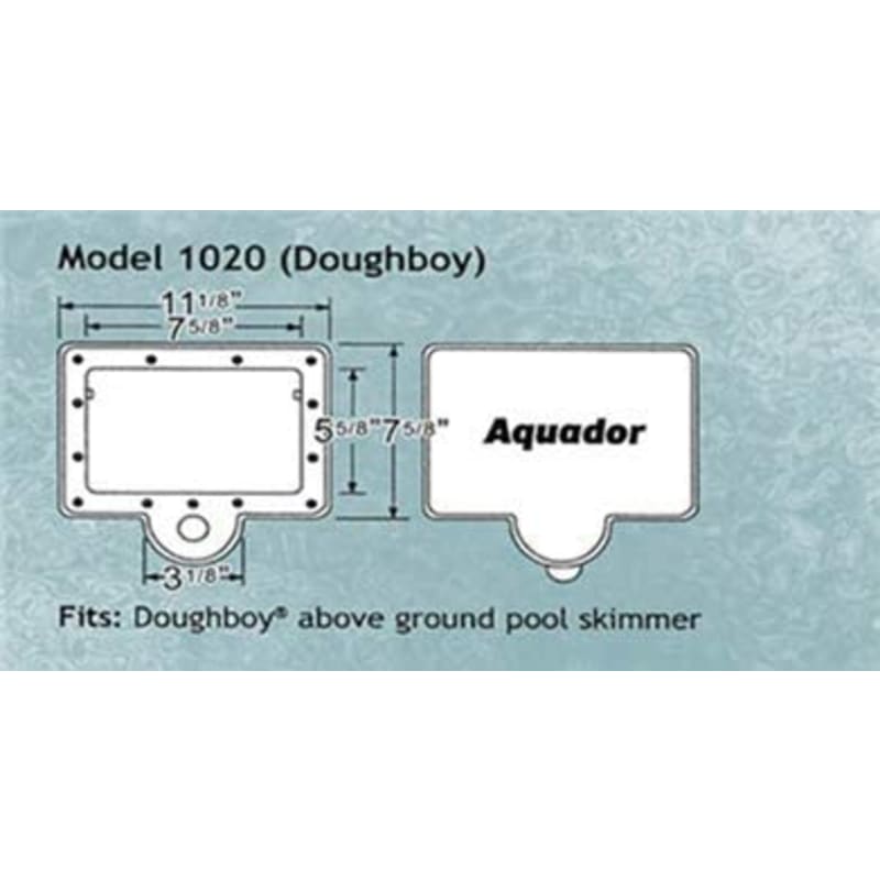 1020 Replacement Snap On Cover Only Winterizing Pool Skimmers Fits