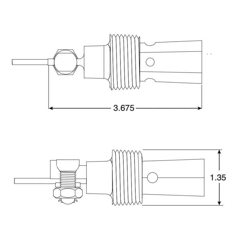 1" MPT Bronze PoolBond Water Bonding Fitting