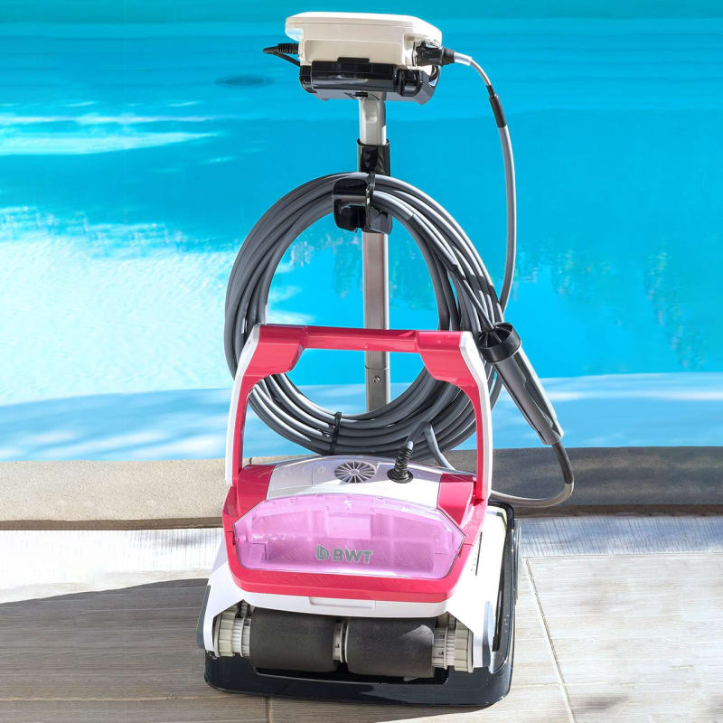 Aquabot D500 Robotic Pool Cleaner with Caddy