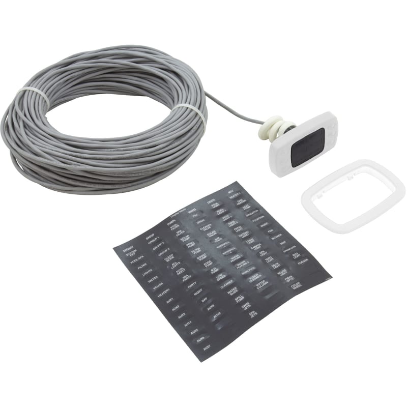 150' White 6 Function Wired Spa Side Control