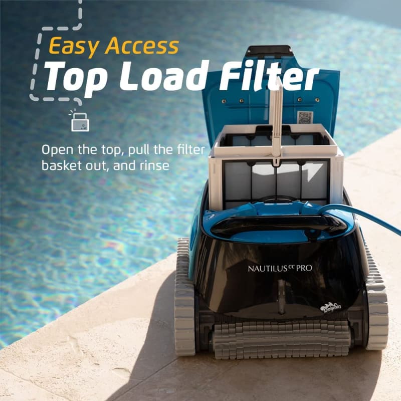 Effortlessly Clean Your Pool with Maytronics Dolphin Nautilus CC Pro  Advanced Robotic Cleaner