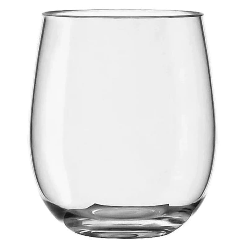 Shatterproof Pool & Spa Safe Stemless Wine Drink Tumbler Goblet, Each