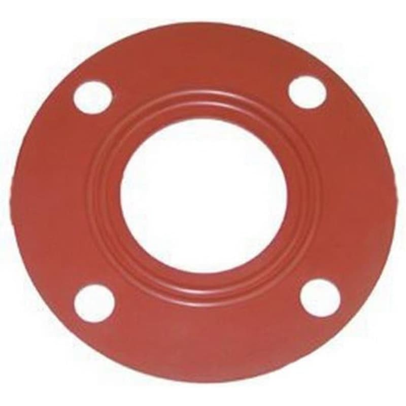 GSK4R Gasket for 4" Butterfly Valves; Styrene-Butadiene Rubber, Red, 1/8" Full Face