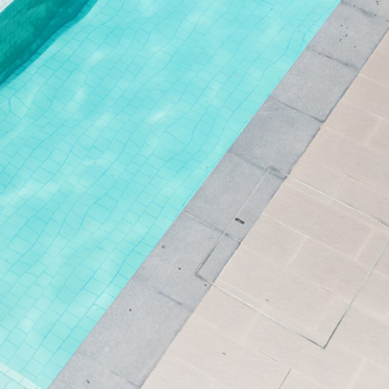 12" Hide Pool Deck Skimmer Lid Kit, 3/8" - 1/2" Material Depth (1 cm)