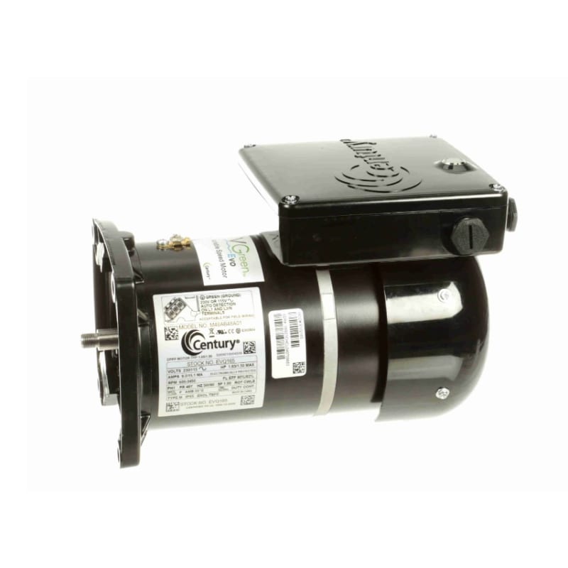 VGreen Evo Variable Speed 1.30 THP Square Flange Pool Pump Motor, 230/115 Volt