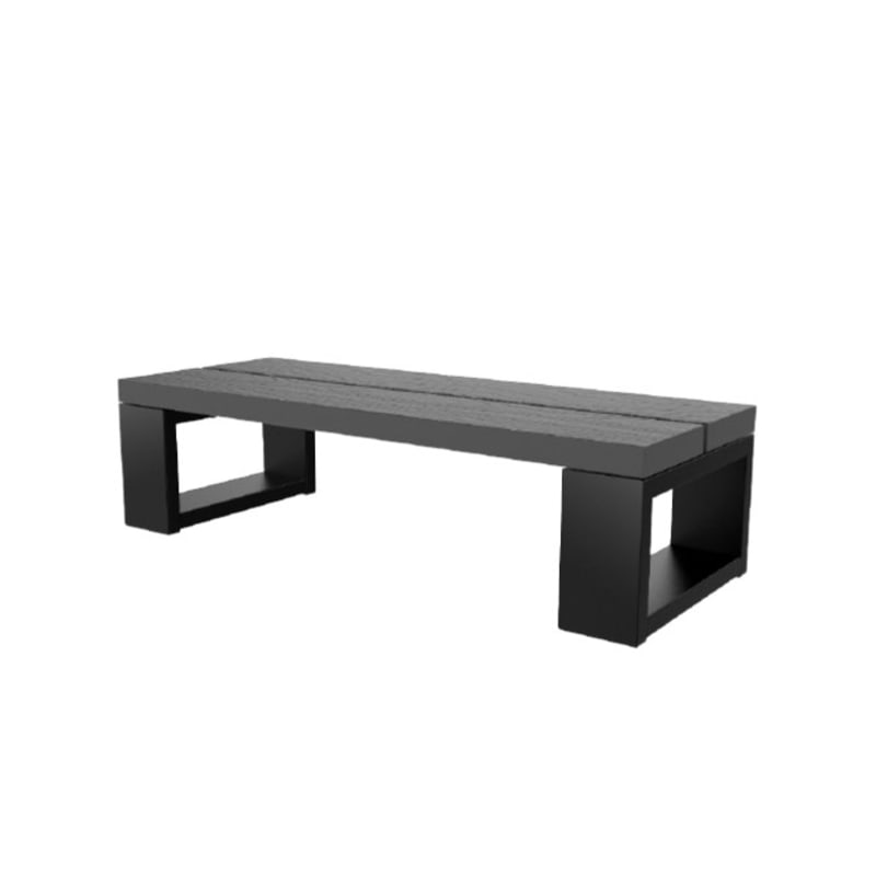Spa Step with Black Aluminum Frame