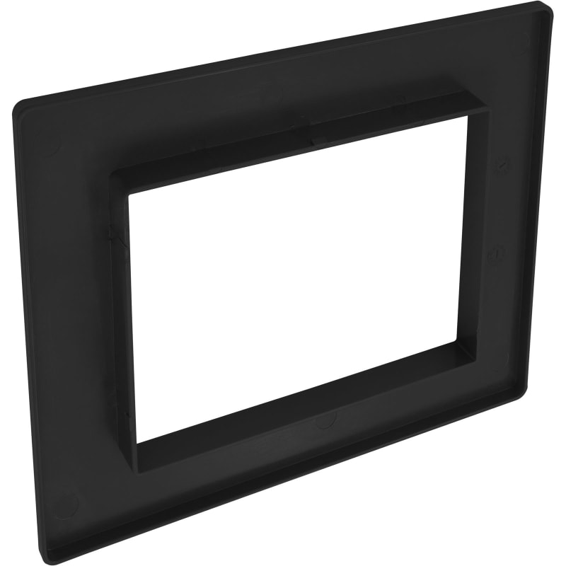 8.75" x 10.5" Black Standard Skimmer Faceplate Cover