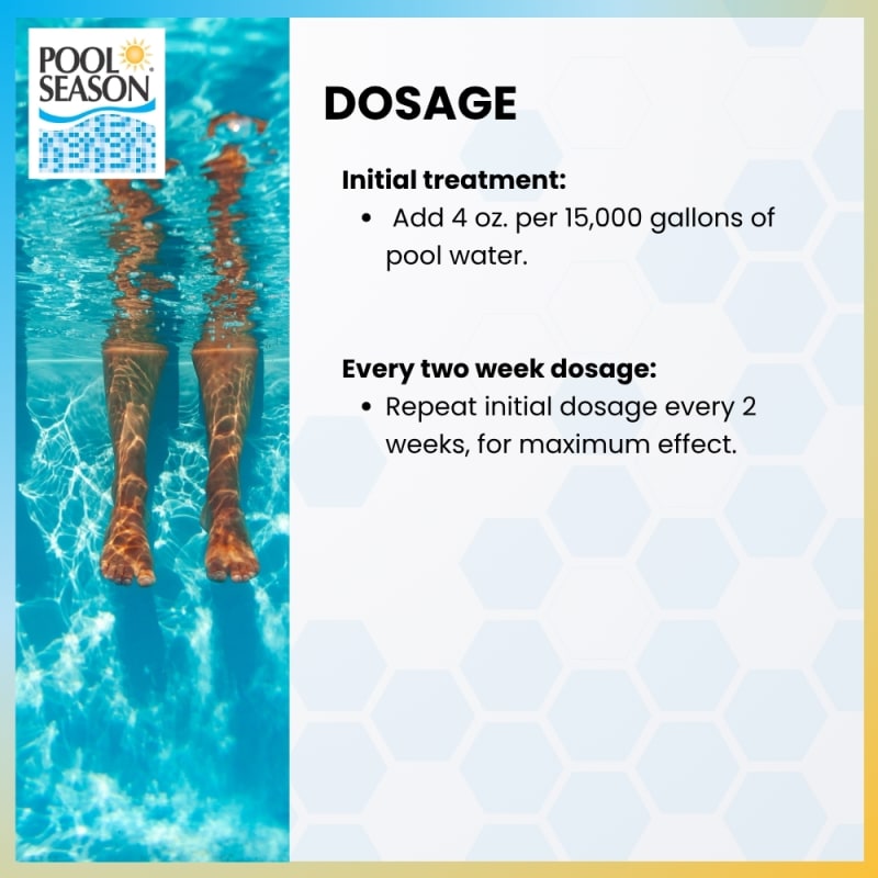 Liquid Solar Pool Cover - Reduces Heat Loss, Minimizes Evaporation & Conserves Water