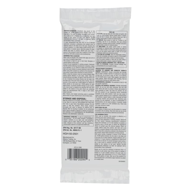 Di-Chlor Chlorinating Concentrate Granular Shock, 1 lb Bags (12 Pack)