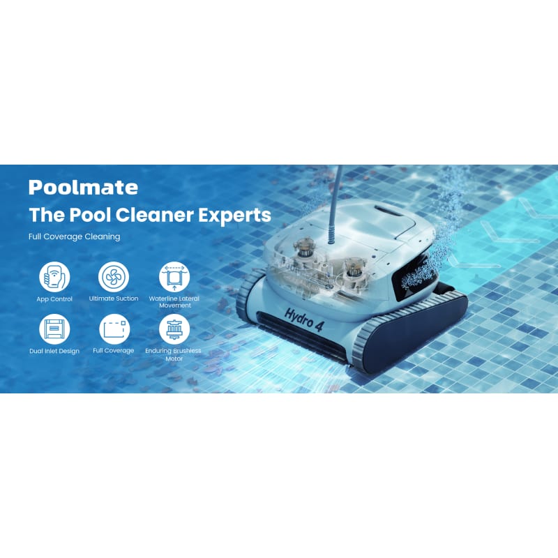 Hydro 4 Battery Powered Robot Pool Cleaner, with WiFi