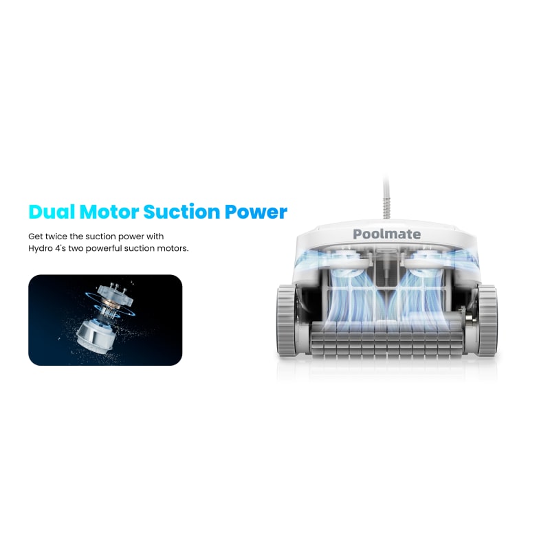 Hydro 4 Battery Powered Robot Pool Cleaner, with WiFi
