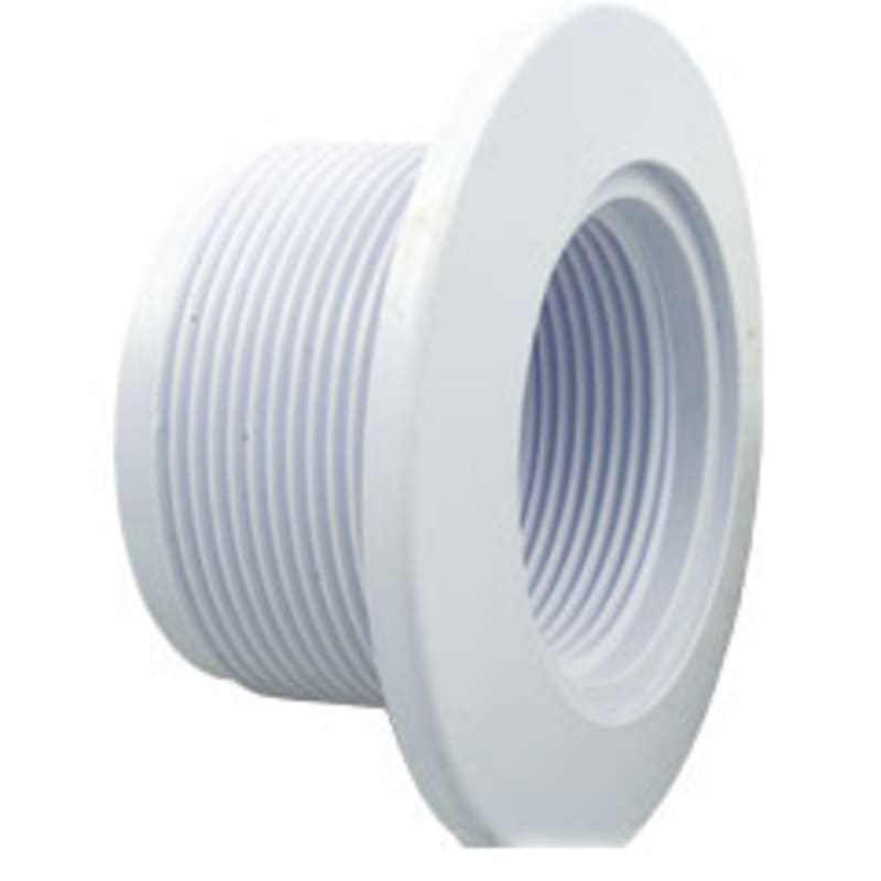1.5" Threaded x 1.5" Socket Standard Body Return Fitting for Concrete White