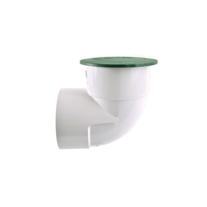 620, Green Plastic Spring Loaded Pop-Up Drainage Emitter for 6" Spee-D Catch Basin