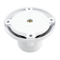 Floor Inlet Fitting, White
