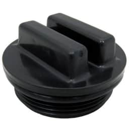 1-1/2" Plug w/ O-Ring, Black