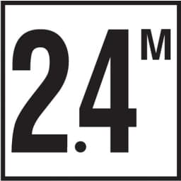 2.4 with M 6x6 Tile, 4" Numbers, Non-Skid (Deck), Depth Marker