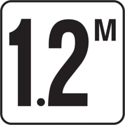1.2M 6x6 Stick-On, 4" Numbers, Vinyl