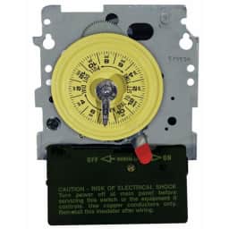 24-Hour 208-277V Mechanical Time Switch, DPST, Mechanism Only