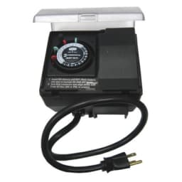 Outdoor Mechanical Plug-In Timer with Built-In Enclosure