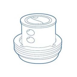 Pool Valet 2-Hole Nozzle, Black