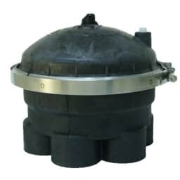 2" 2 Port Water Valve, Black