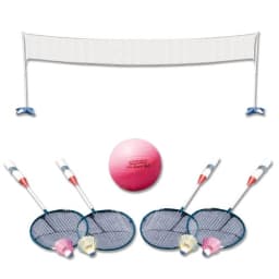 Backyard Combo Volleyball/Badminton Game