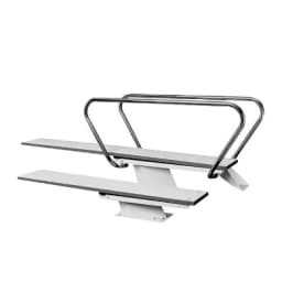 Stainless Steel Handrail for Steel Meter Stand, 12' Board