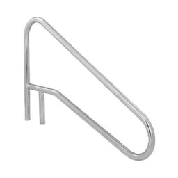 54" Drooped Deck Mount Rail, .049" - Taupe Powder Coat