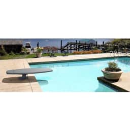 6' Hip-Hop Diving Board (Taupe) w/ Sand Stone Cantilever Stand
