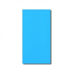 15' Round Solid Blue 25 Gauge Overlap Liner 48" / 52"