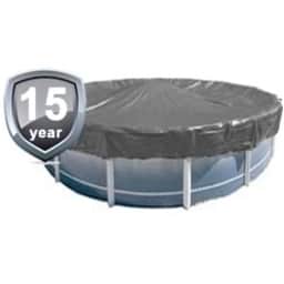 18' Solid, Round Winter Cover, 15 Year King Warranty