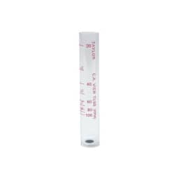Test Tube, Graduated (20-100 ppm w/ 10 ppm div), plastic (for CYA)