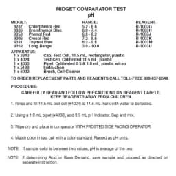 Hydrogen Peroxide and pH Test Kit