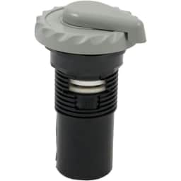 1" Top Access Silent Air Control, Scalloped Gray