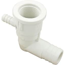Jet Cluster Elbow Body, 3/8"Barb Air x 3/4"Barb Water