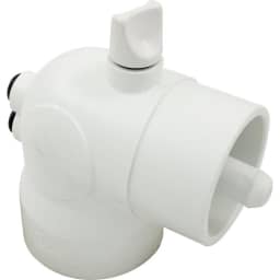 T-Well 90 Degree Elbow, 2"SLIP x 2"SPG x Air Bleed w/ Bushing