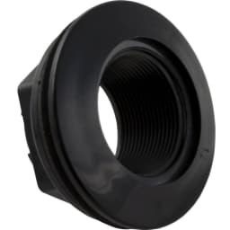 1-1/2" FPT Thru w/ Nut, Black