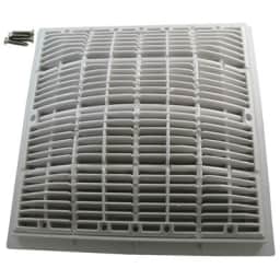 12"x12" Anti-Entrapment VGB Frame & Grate, White