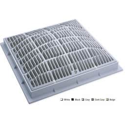 12"x12" Anti-Entrapment VGB Frame & Grate, Dark Gray